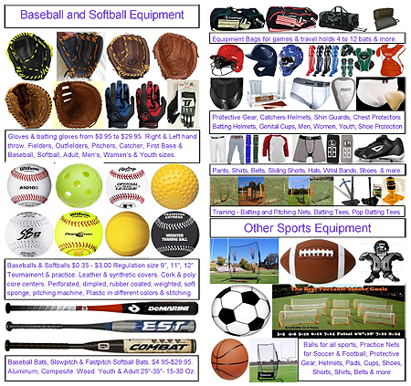 Sports Equipment List